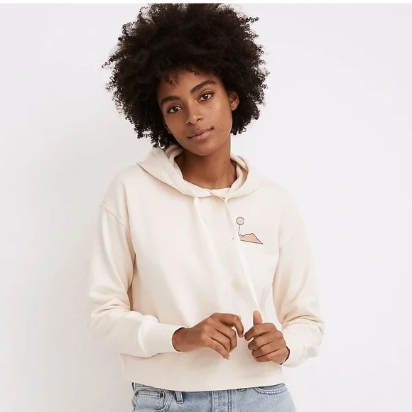 Madewell x Real Fun, Wow!® Collab Sz Lg Graphic Hoodie Sweatshirt - Picture 3 of 7